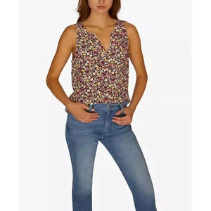 Sanctuary  Craft Sleeveless Floral-Print Top